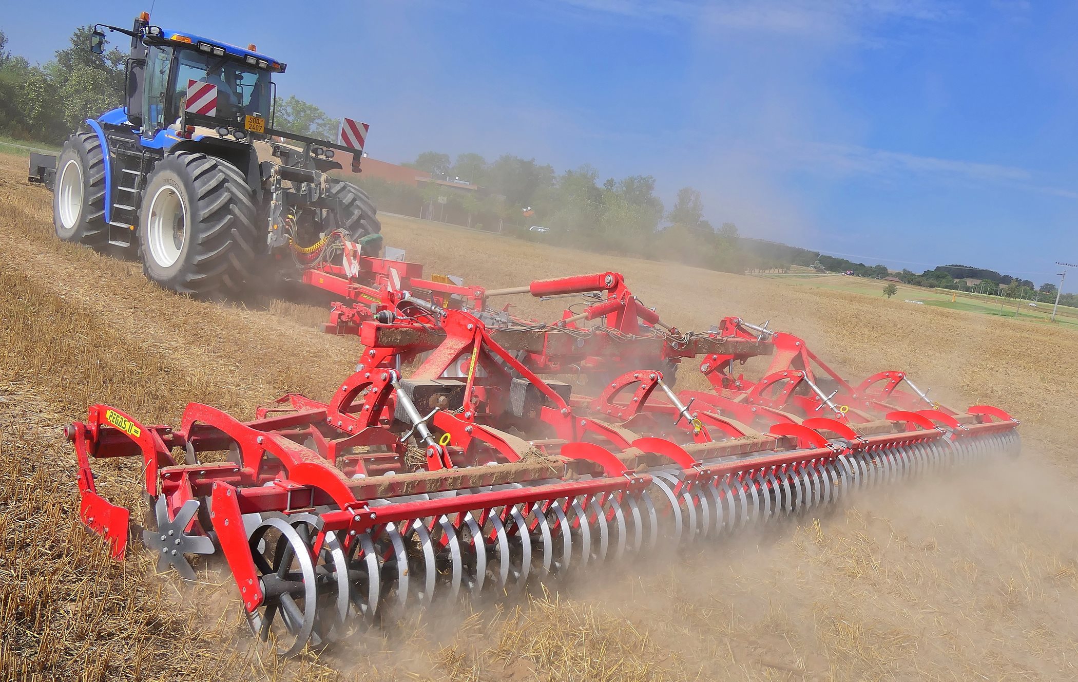 Дисковая борона (лущильник) полунавесная на системном носителе NEPTUN-PEGAS II (OPALL-AGRI, ЧЕХИЯ)  - фото 1